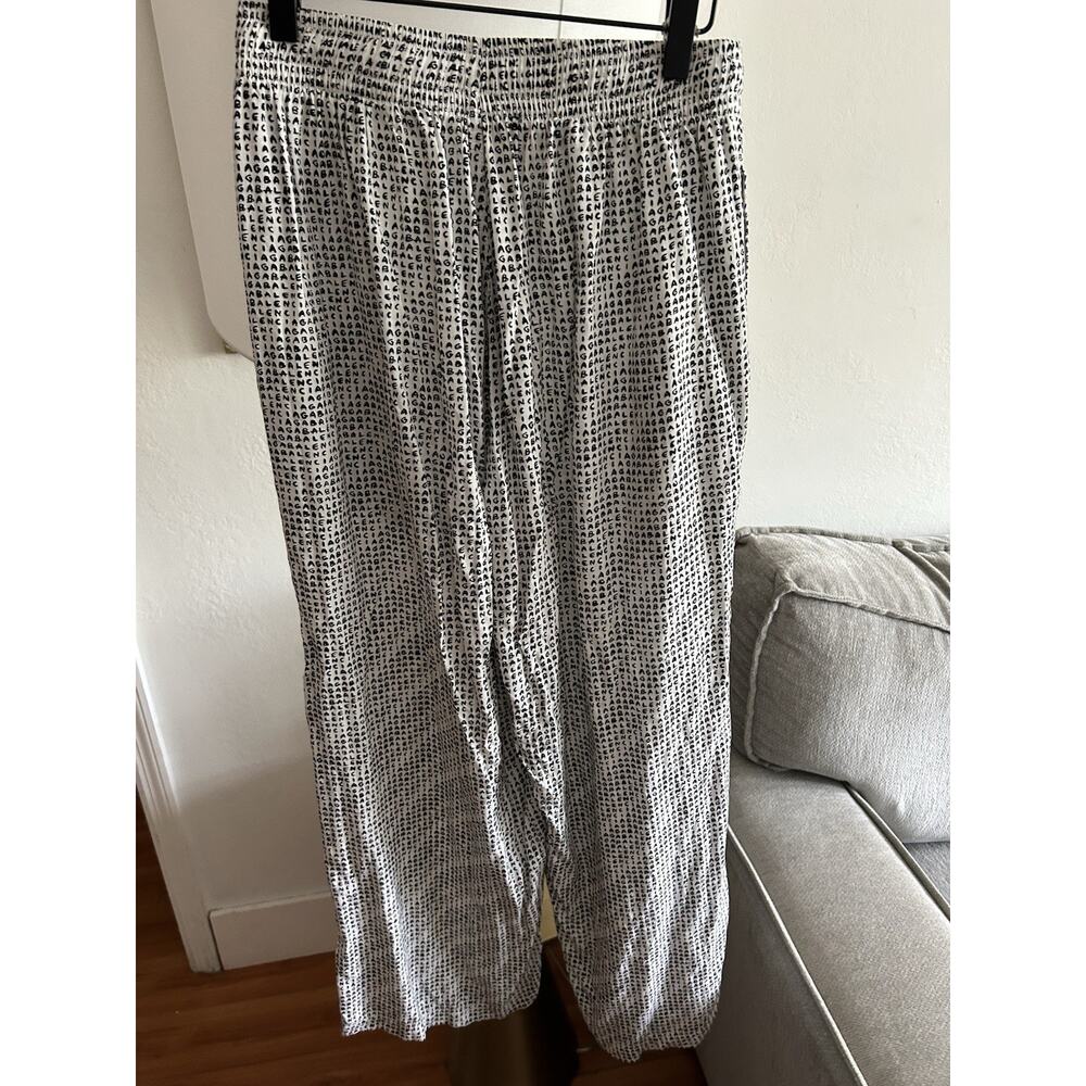 Balenciaga Unifit Logo Oversized Pants Wide leg flowy summer Size XXS - Picture 4 of 10